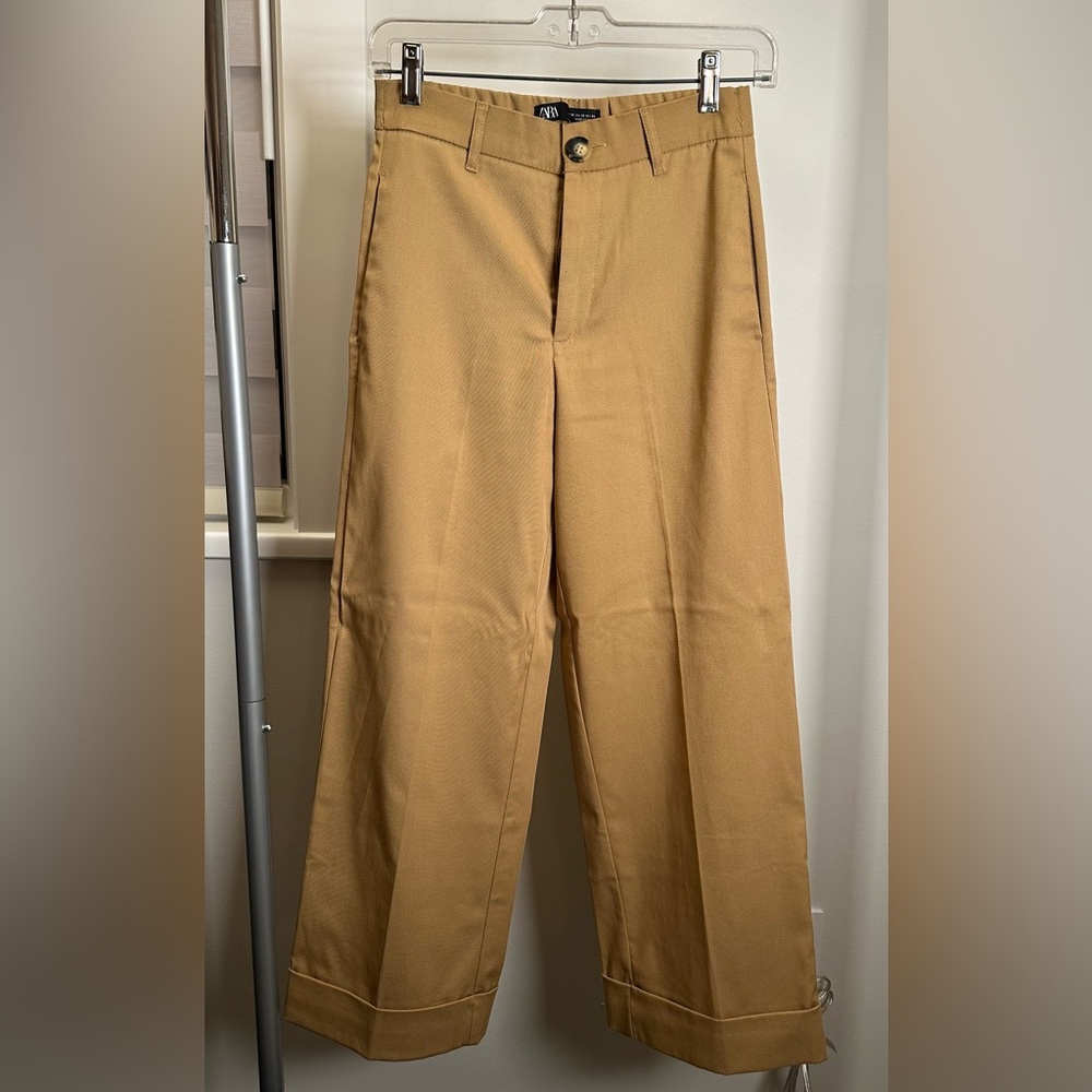 Zara - Tan Culotte Trouser